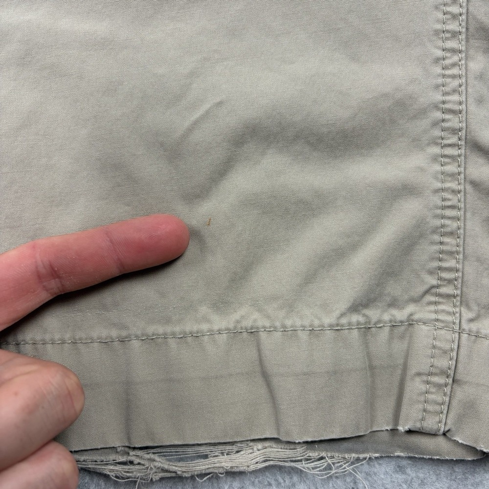 Vintage Banana Republic Pants Mens 32x32 Khaki Beige Baggy Distressed Grunge Y2K - Picture 12 of 16
